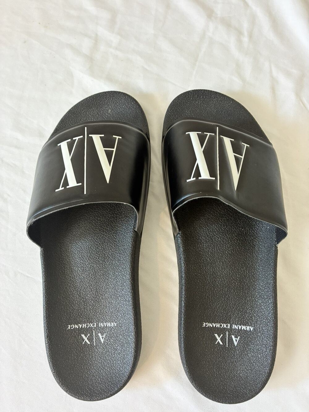 Authentic Armani Slide Black Size 7 - New never worn